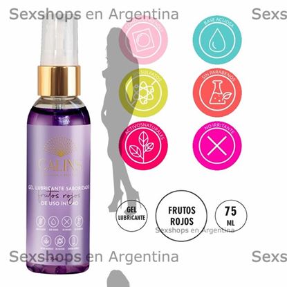 Gel Frutos Rojos 75ml Calin Saborizado